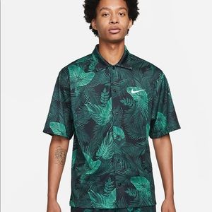 NIKE DRI FIT BUTTON DOWN TROPICAL STYLE, REMIXED